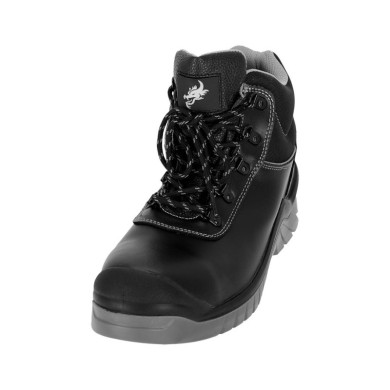 TRZEWIKI ROBOCZE REIS BOLD S1 PL SR FO SKÓRZANE KEVLAR I KOMPOZYT CZARNE