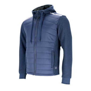 BLUZA ROBOCZA REIS DOHBRID PIKOWANA REGULAR Z KAPTUREM GRANATOWA