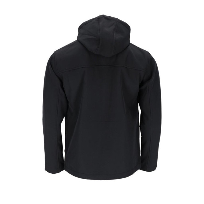 KURTKA ROBOCZA REIS ROBIN SOFTSHELL Z KAPTUREM CZARNO-CZERWONA