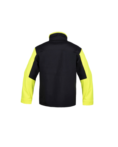 KURTKA ROBOCZA PROCERA IMPERIAL SOFTSHELL ODPORNA NA WIATR CZARNO-ŻÓŁTA