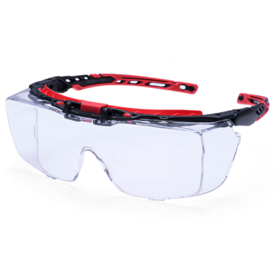 OKULARY OCHRONNE NA SZKŁA KOREKCYJNE PORTWEST PR03 TOP OTG, SZKŁA PRZEZROCZYSTE, BEZ METALU, ANTI FOG