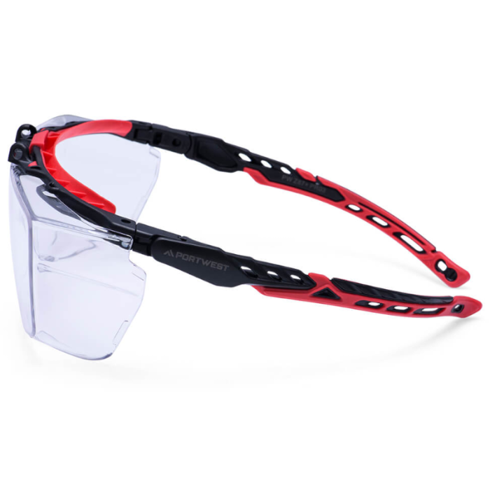 OKULARY OCHRONNE NA SZKŁA KOREKCYJNE PORTWEST PR03 TOP OTG, SZKŁA PRZEZROCZYSTE, BEZ METALU, ANTI FOG