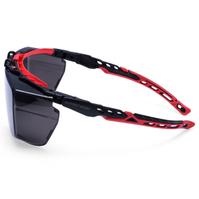 OKULARY OCHRONNE NA SZKŁA KOREKCYJNE PORTWEST PR03 TOP OTG, SZKŁA PRZYDYMIONE, BEZ METALU, ANTI FOG