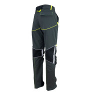 SPODNIE ROBOCZE URGENT 761 DO PASA Z KIESZENIAMI SZARO-CZARNO-ŻÓŁTE