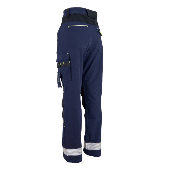 SPODNIE ROBOCZE URGENT 762 OCHRONNE DO PASA Z KIESZENIAMI GRANATOWE