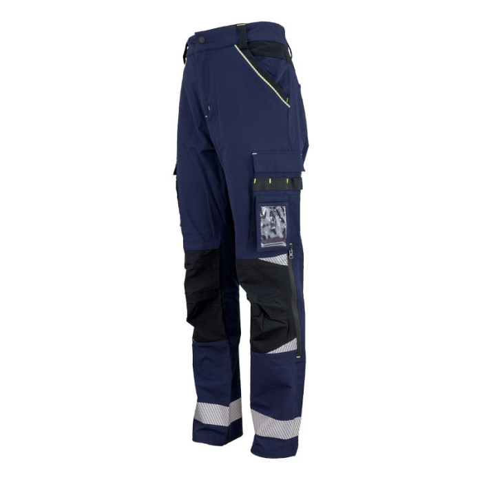 SPODNIE ROBOCZE URGENT 762 OCHRONNE DO PASA Z KIESZENIAMI GRANATOWE