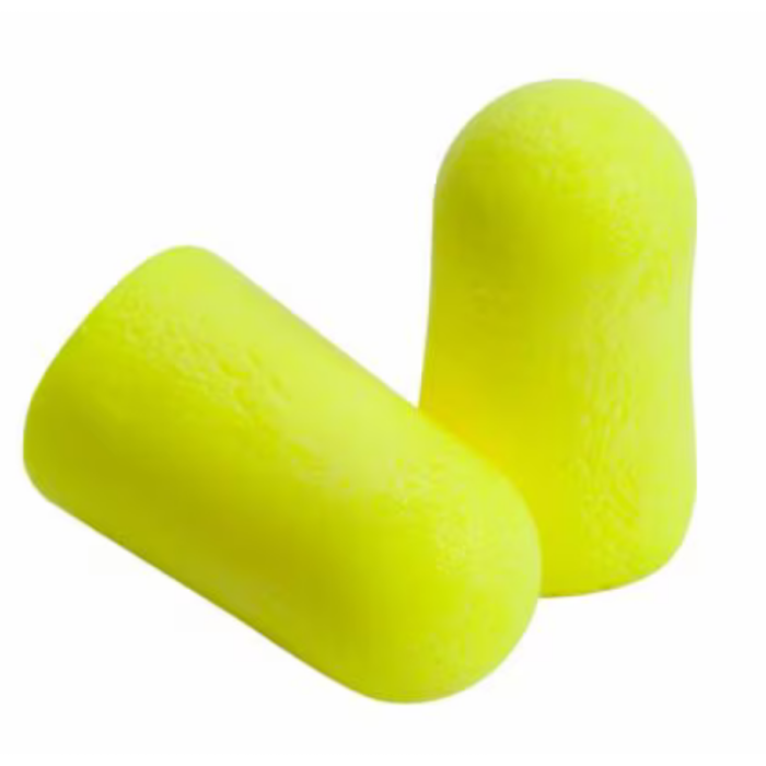 WKŁADKI PRZECIWHAŁASOWE STOPERY 3M EAR SOFT YELLOW NEONS PIANKA POLIURETANOWA, 250 PAR