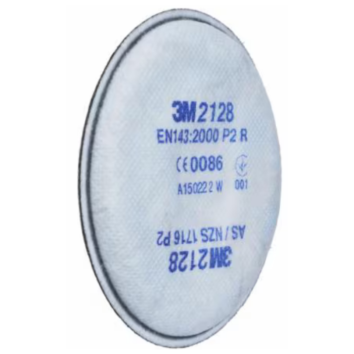 FILTR PRZECIWPYŁOWY 3M 2128 P2R OCHRONNY, GAZY, PARA, CZĄSTKI, NISKI OPÓR ODDYCHANIA, KOMPLET