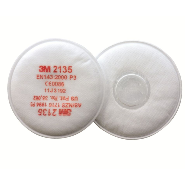 FILTR PRZECIWPYŁOWY 3M 2135 P3 ,OCHRONNY, NISKI OPÓR ODDYCHANIA, LEKKI, KOMPLET