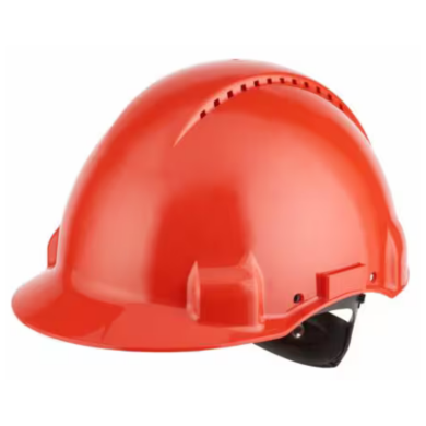 KASK OCHRONNY 3M PELTOR G3000 NUV, OTWORY WENTYLACYJNE, WSKAŹNIK ZUŻYCIA, CZERWONY