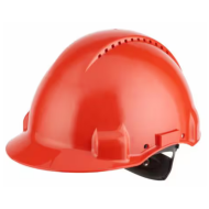 KASK OCHRONNY 3M PELTOR G3000 NUV, OTWORY WENTYLACYJNE, WSKAŹNIK ZUŻYCIA, CZERWONY