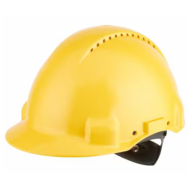 KASK OCHRONNY 3M PELTOR G3000 NUV, OTWORY WENTYLACYJNE, WSKAŹNIK ZUŻYCIA, ŻÓŁTY