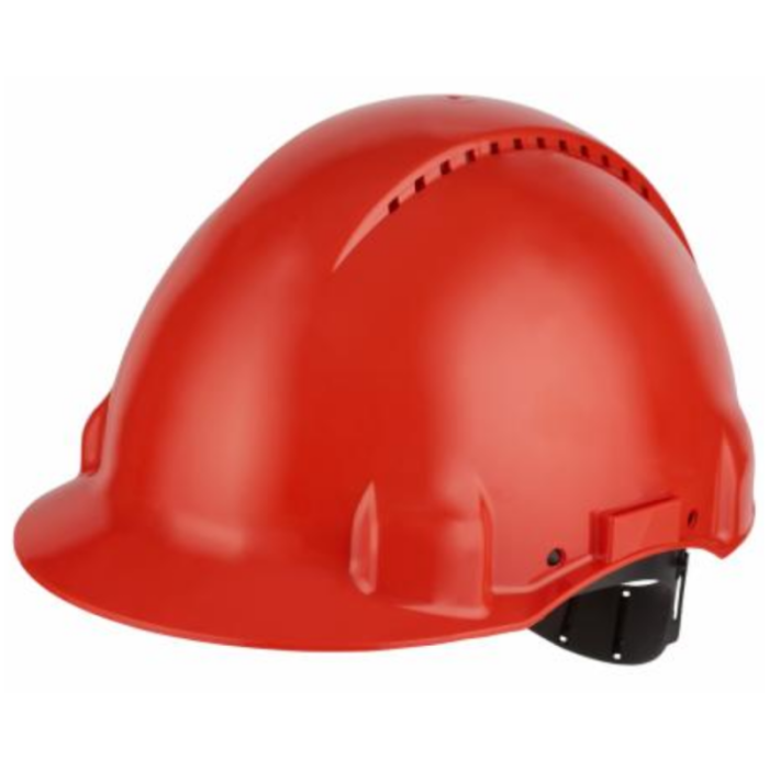 KASK OCHRONNY 3M PELTOR G3000 CUV, OTWORY WENTYLACYJNE, OBRACANY, CZERWONY