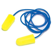 WKŁADKI PRZECIWHAŁASOWE, STOPERY 3M EAR SOFT ES-01-005, NA SZNURKU, ŻÓŁTE, 200 PAR