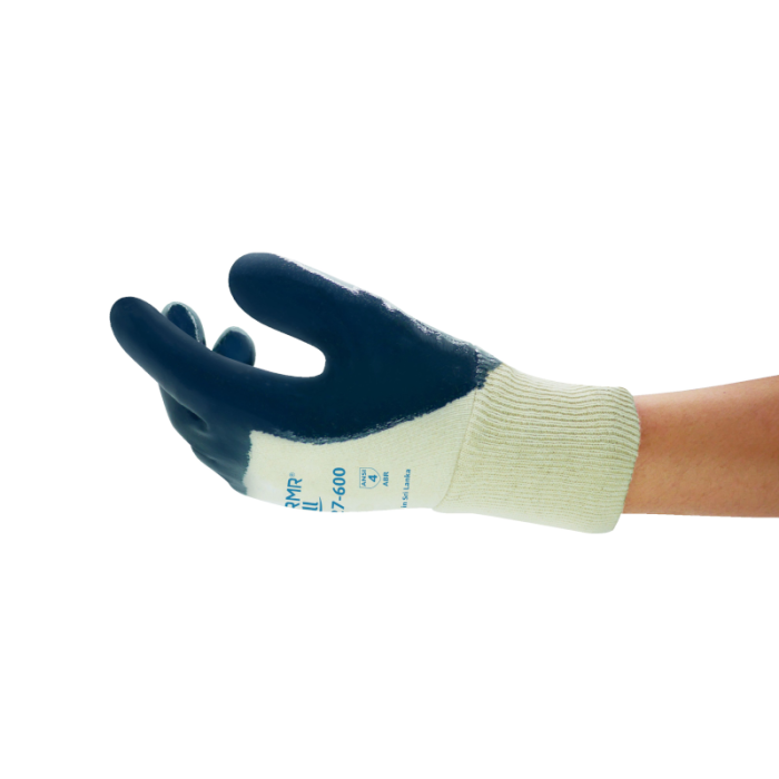 RĘKAWICE OCHRONNE ANSELL HYCRON 27-600 WYTRZYMAŁE I ELASTYCZNE POWLEKANE NITRYLEM