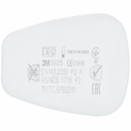 FILTR PRZECIWPYŁOWY 3M 5925 P2R DO MASEK 3M 6000 7000 7500, OCHRONA PRZED PYŁAMI I AEROZOLAMI, KOMPLET