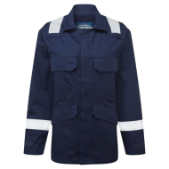 BLUZA ROBOCZA PORTWEST FR740 BIZFLAME WORK DAMSKA TRUDNOPALNA SPAWALNICZA Z ODBLASKAMI GRANATOWA