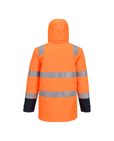 KURTKA ROBOCZA PORTWEST FR617 ZIMOWA OSTRZEGAWCZA TRUDNOPALNA ANTYELEKTROSTATYCZNA CHEMOODPORNA