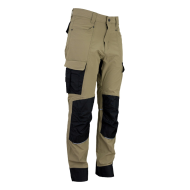 SPODNIE ROBOCZE URGENT 769 DO PASA OUTDOOR BHP 190g BEŻOWO-CZARNE