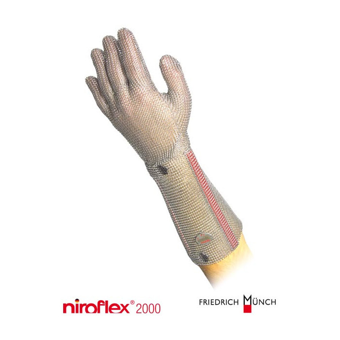 RĘKAWICE ROBOCZE FRIEDRICH MUNCH NIROFLEX RNIROX-2000-19 ANTYPRZECIĘCIOWE STALOWE