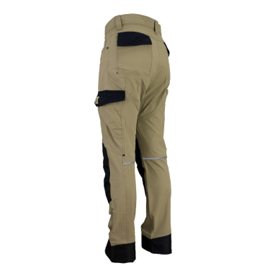 SPODNIE ROBOCZE URGENT 769 DO PASA OUTDOOR BHP 190g BEŻOWO-CZARNE