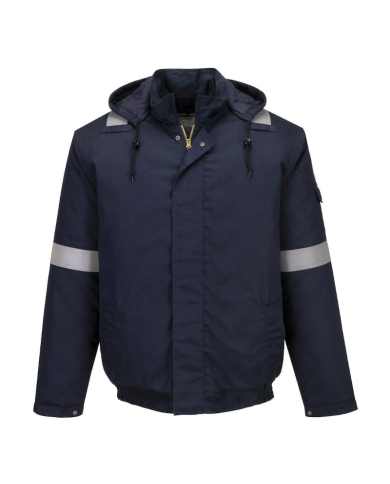 KURTKA ROBOCZA PORTWEST FR731 BOMBERKA OCIEPLANA TRUDNOPALNA CHEMOODPORNA