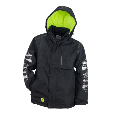 KURTKA ROBOCZA URGENT Y-921 OCIEPLANA Z KAPTUREM CZARNA