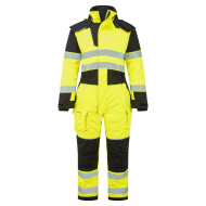 KOMBINEZON ROBOCZY PORTWEST MULTI-NORM OCIEPLANY TRUDNOPALNY HI-VIS ŻÓŁTY