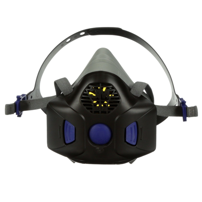 PÓŁMASKA WIELOKROTNEGO UŻYTKU 3M SECURE CLICK HF-802SD SILIKONOWA, MEMBRANA GŁOSOWA, DO GAZÓW PAR I PYŁÓW, ROZMIAR M