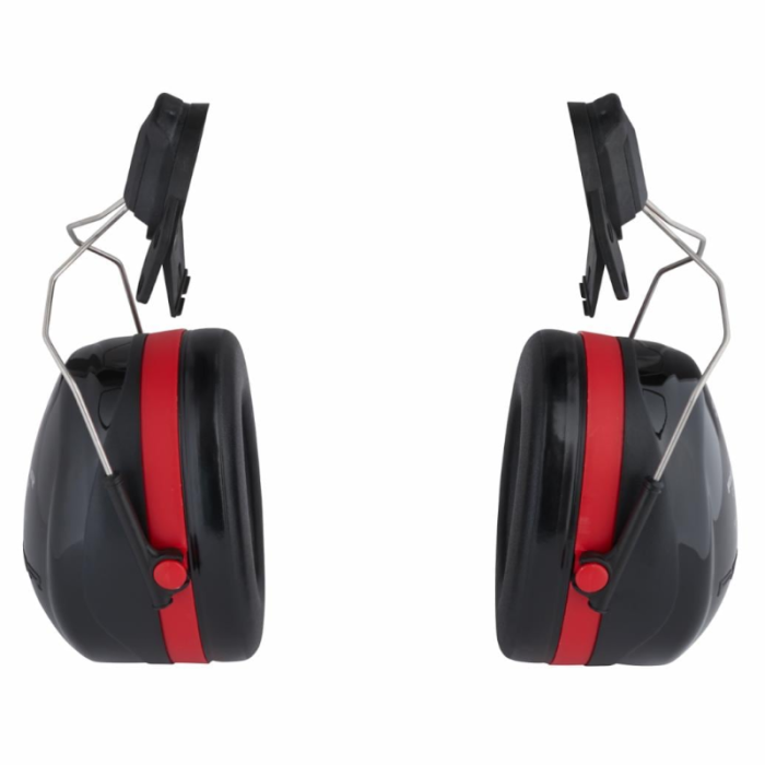 NAUSZNIKI PRZECIWHAŁASOWE NAHEŁMOWE 3M PELTOR OPTIME III 34DB H540P3E-413-SV CZARNO-CZERWONE