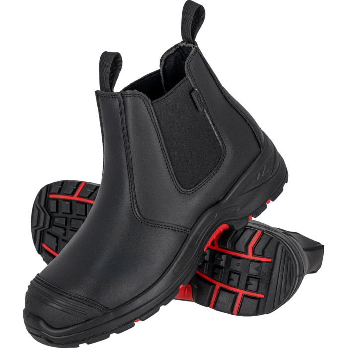 BUTY ROBOCZE REIS BCBEND S1PS FO SR SZTYBLETY BEZ METALU CZARNO-CZERWONE