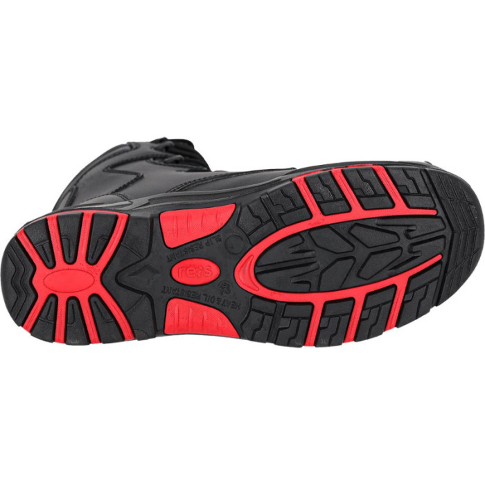 BUTY ROBOCZE REIS BCTHORN S1PS FO SR KOZAKI BEZ METALU CZARNO-CZERWONE