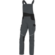 SPODNIE ROBOCZE DELTA PLUS MACH2 CORPORATE MCSA2 OGRODNICZKI SZARO-CZARNE ELASTYCZNE ODBLASKOWE LAMÓWKI NAKOLANNIKI S-3XL