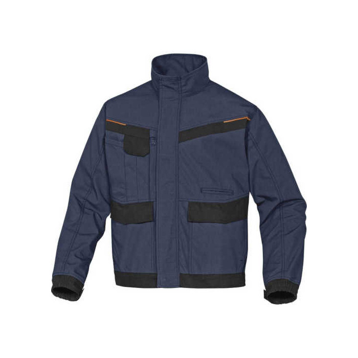 BLUZA ROBOCZA DELTA PLUS MACH2 CORPORATE MCVE2 GRANATOWO-CZARNA 9 KIESZENI ZAMEK POTRÓJNE SZWY S-3XL