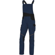 SPODNIE ROBOCZE DELTA PLUS MACH2 CORPORATE MCSA2 OGRODNICZKI GRANATOWO-CZARNE 9 KIESZENI ODBLASKOWE LAMÓWKI NAKOLANNIKI S-3XL