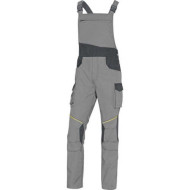 SPODNIE DELTA PLUS MACH2 CORPORATE MCSA2 OGRODNICZKI JASNOSZARO-CIEMNOSZARE 9 KIESZENI ODBLASKOWE LAMÓWKI NAKOLANNIKI S-3XL