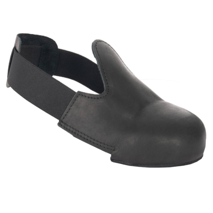 NAKŁADKI OCHRONNE PROCERA NA OBUWIE STALOWY PODNOSEK NATURALNA SKÓRA CZARNE OCHRONA PRACY BEZPIECZEŃSTWO