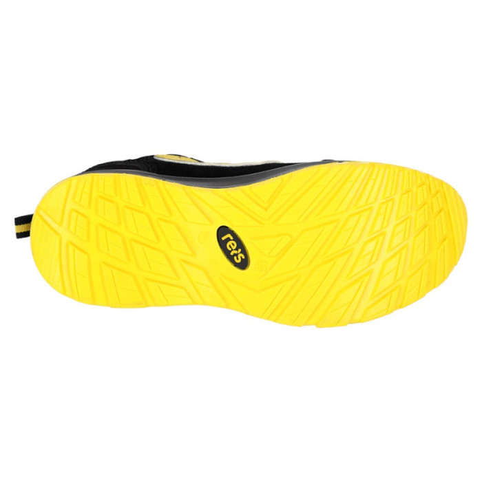 SANDAŁY ROBOCZE REIS VERONA S1PL FO SR  KEVLAR I KOMPOZYT ZAMSZOWE CZARNO-ŻÓŁTE