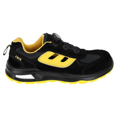 SANDAŁY ROBOCZE REIS VERONA S1PL FO SR  KEVLAR I KOMPOZYT ZAMSZOWE CZARNO-ŻÓŁTE