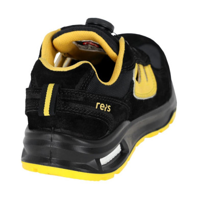 SANDAŁY ROBOCZE REIS VERONA S1PL FO SR  KEVLAR I KOMPOZYT ZAMSZOWE CZARNO-ŻÓŁTE