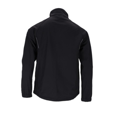 KURTKA ROBOCZA REIS LIGO SOFTSHELL Z ODBLASKOWYMI ELEMENTAMI CZARNA