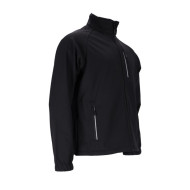 KURTKA ROBOCZA REIS LIGO SOFTSHELL Z ODBLASKOWYMI ELEMENTAMI CZARNA