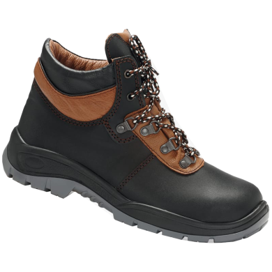 TRZEWIKI ROBOCZE PPO PARABOILC 331 S2 SRC ZE SKÓRY LICOWEJ BYDLĘCEJ CZARNO-BRĄZOWE