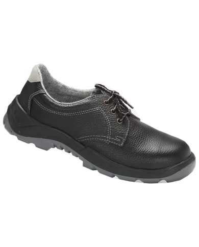 PÓŁBUTY ROBOCZE PPO FOR SAFETY 318 O1 FO SRC BEZ PODNOSKA ZE SKÓRY BYDLĘCEJ CZARNE