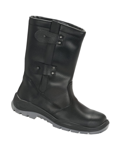 TRZEWIKI ROBOCZE PPO WINTER 1413 S1 C1 SRC ZE SKÓRY NATURALNEJ CZARNE