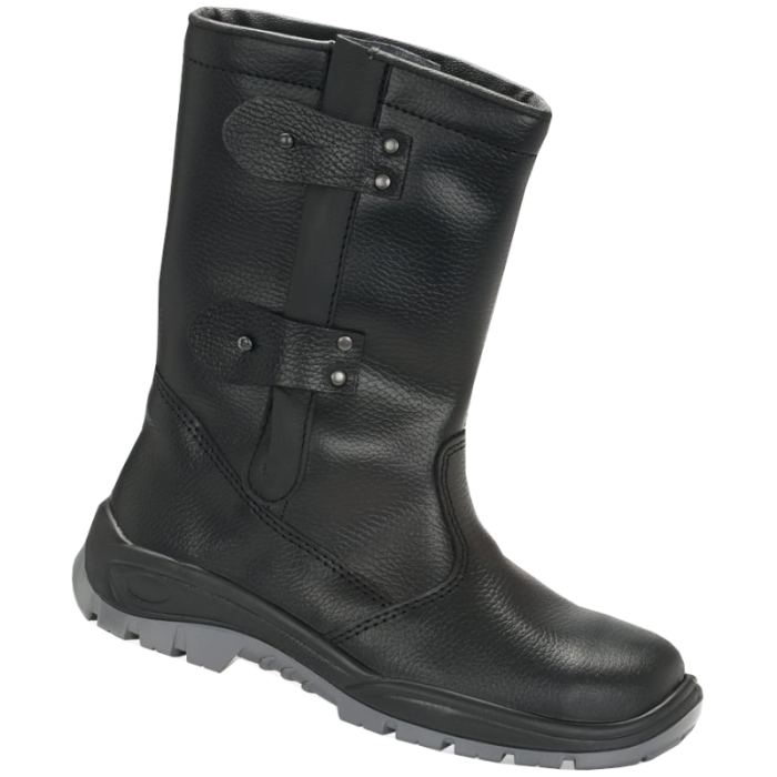 TRZEWIKI ROBOCZE PPO WINTER 1413 S1 C1 SRC ZE SKÓRY NATURALNEJ CZARNE