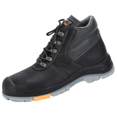 TRZEWIKI ROBOCZE PPO COMPOSITE 707 S3 HI CI SRC ZE SKÓRY LICOWEJ TŁOCZONEJ CZARNE