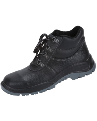 TRZEWIKI ROBOCZE PPO WINTER 031 O1 C1 FO SRC BEZ PODNOSKA ZE SKÓRY NATURALNEJ CZARNE