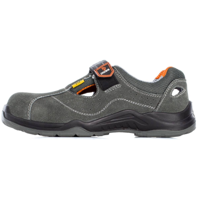 SANDAŁY ROBOCZE PROCERA LUPO S1 ESD SRC SZARE Z WELURU BEZPIECZNE ANTYSTATYCZNE WYGODNE ROZMIARY 36-47