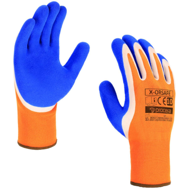 RĘKAWICE ROBOCZE PROCERA X-ORSAFE PODWÓJNIE POWLEKANE LATEKSEM DO OGRODU MONTAŻU